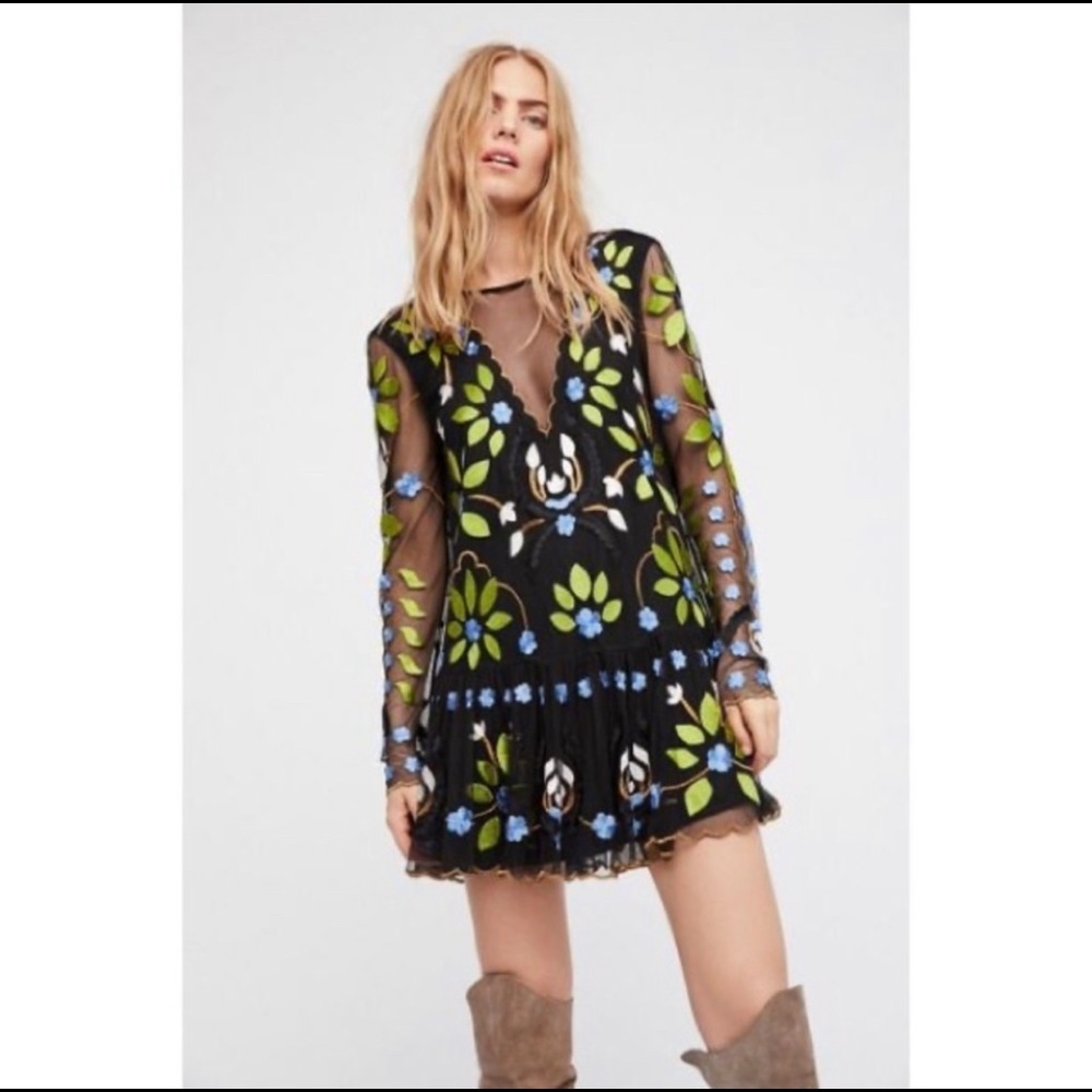 Free People Hearts are Wild Dress